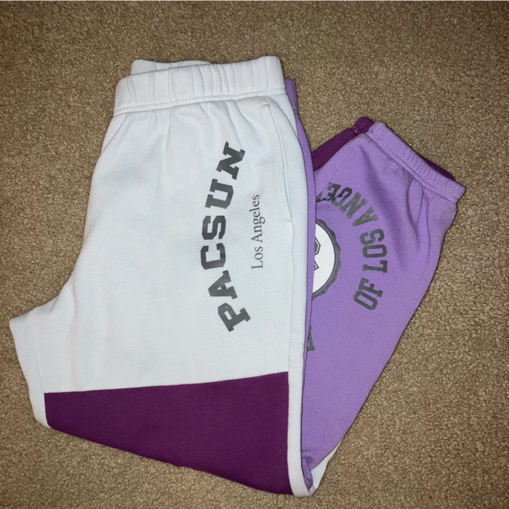 Pacsun Colorblock Spliced Jogger Sweatpants - Picture 4 of 10